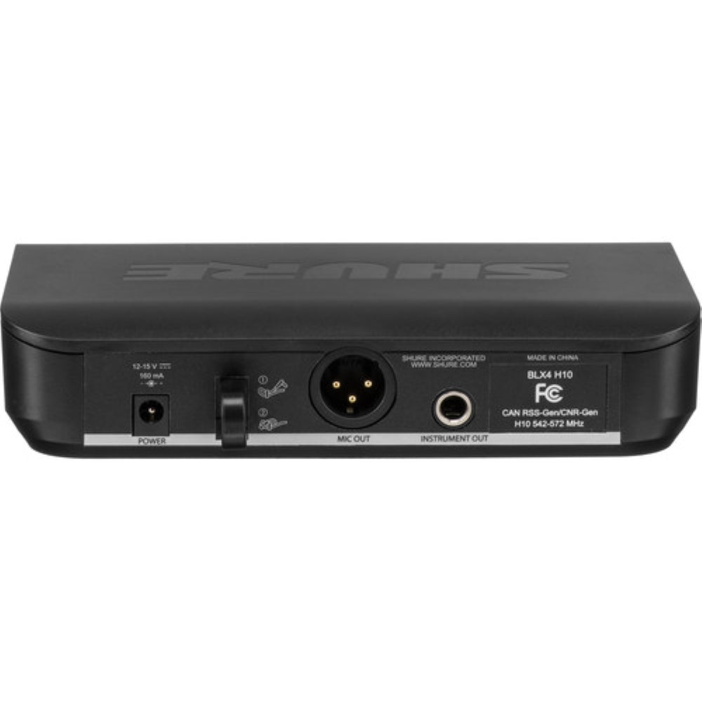 Shure BLX24/PG58 Wireless Handheld Microphone System with PG58 Capsule | H10: 542 to 572 MHz