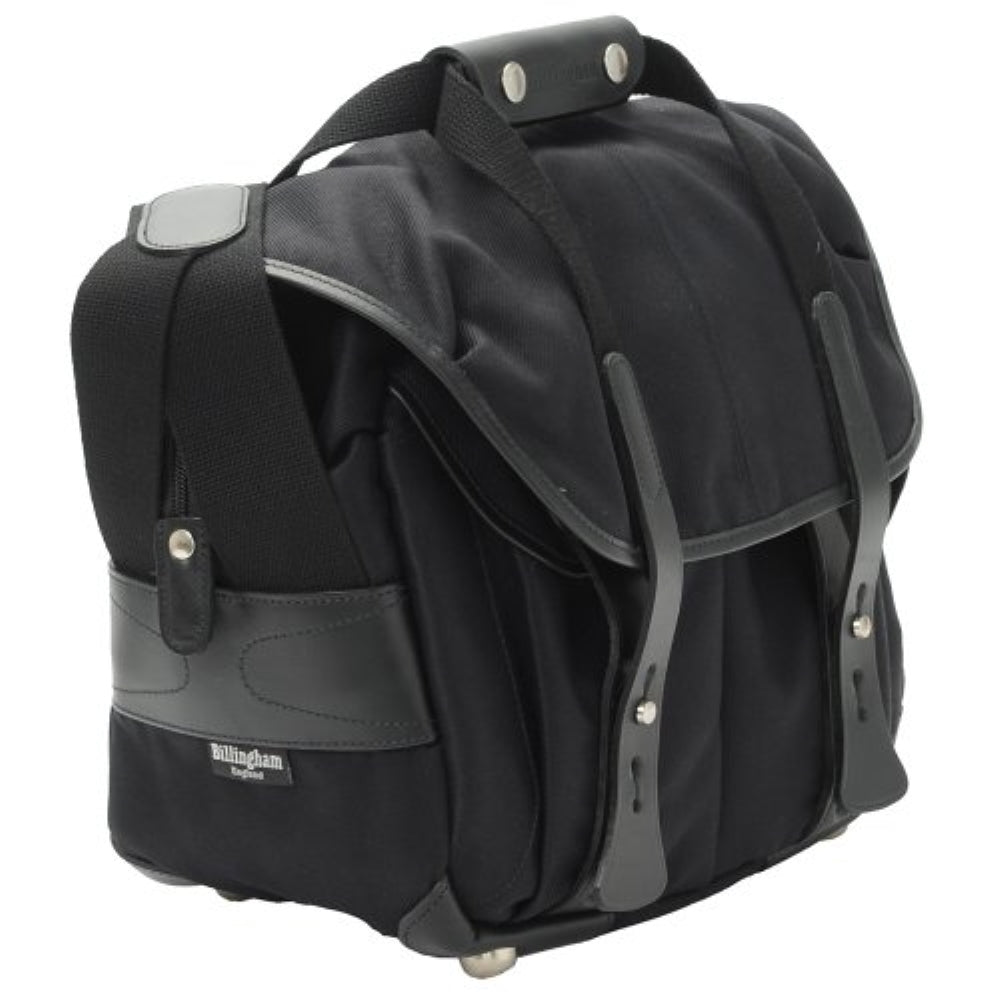 Billingham 207 Camera Bag | Black with Black Leather Trim