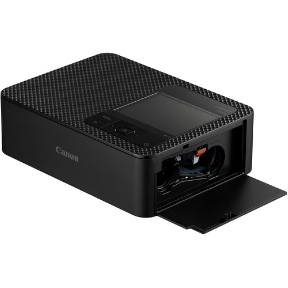Canon SELPHY CP1500 Compact Photo Printer | Black with 2 x Canon KP-108IN Color Ink And Paper Set (3 Items)