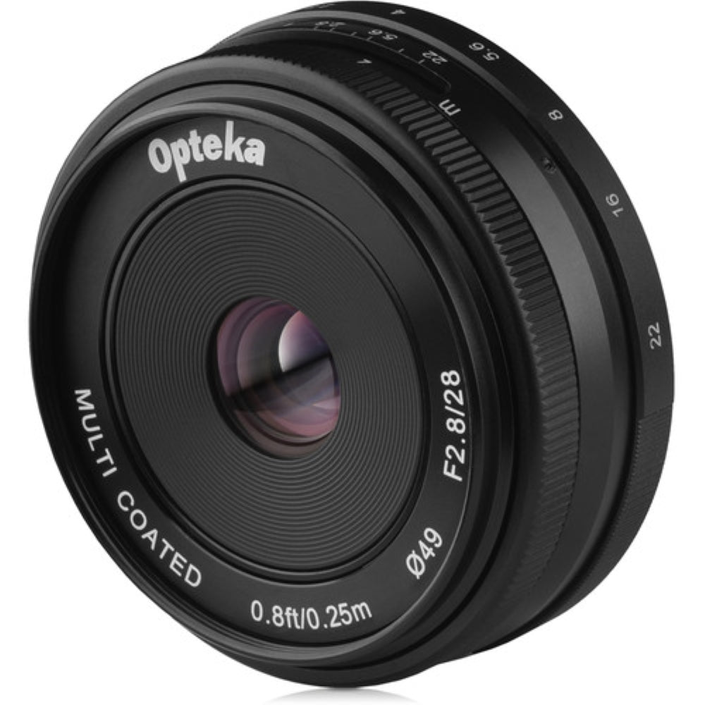 Opteka 28mm f/2.8 Lens for Micro Four Thirds