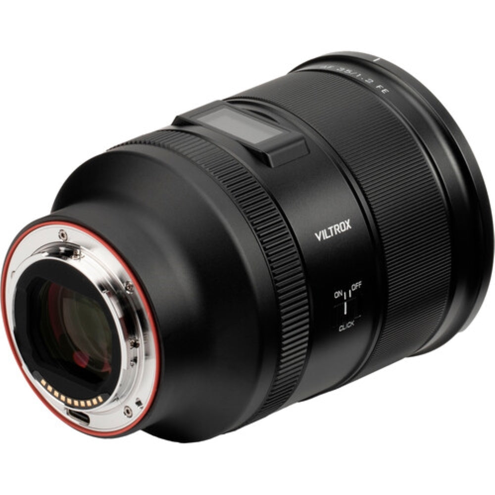 Viltrox AF 35mm f/1.2 LAB FE Lens Compatible with Sony E Mount Bundle with UV Filter + Lens Cap Keeper + Cleaning Kit + Cleaning Cloth (5 Items)
