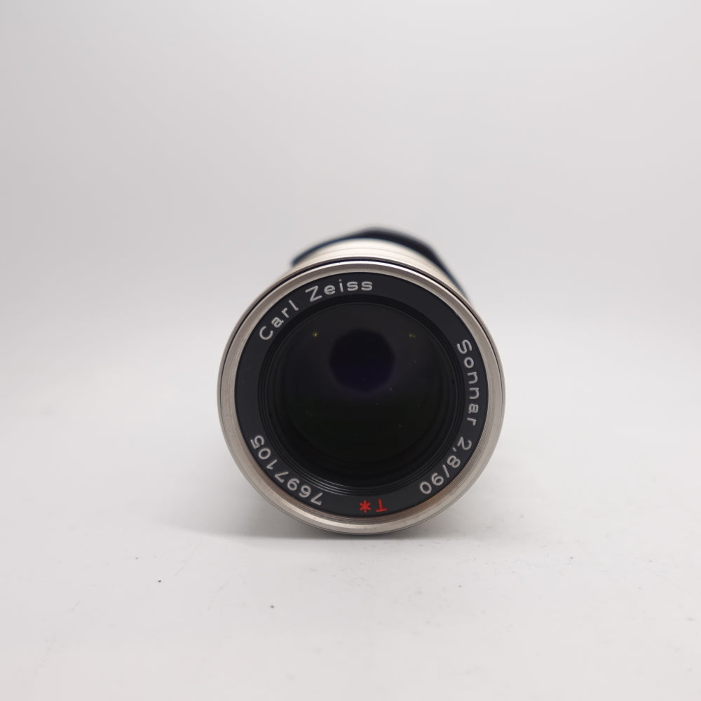 Used Contax G Carl Zeiss Sonnar 90mm f/2.8 T* Rangefinder Lens | Chrome | 9+