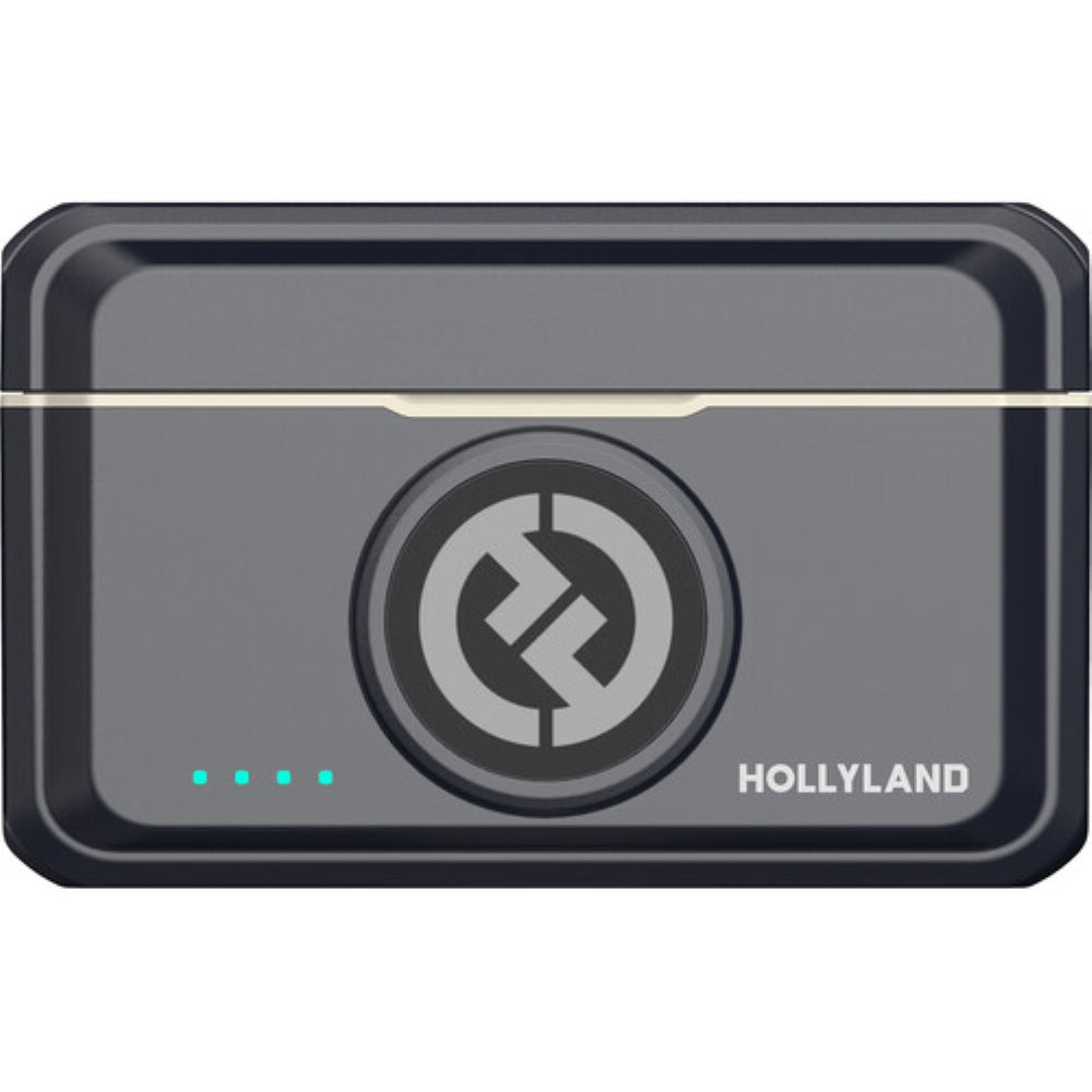 Hollyland LARK M2 DUO 2-Person Wireless Combo Microphone System | 2.4 GHz, Shine Charcoal