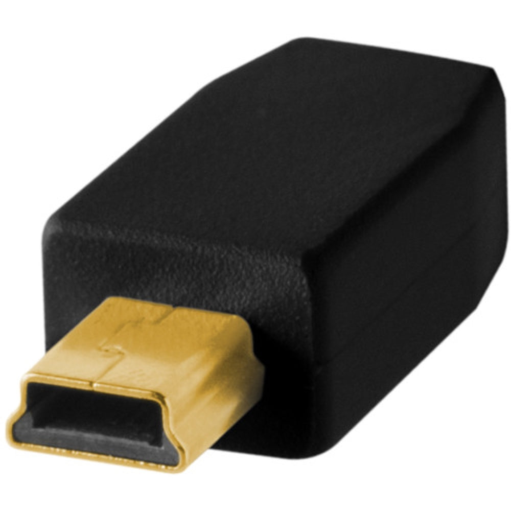 Tether Tools TetherPro USB 2.0 Type-A to 5-Pin Mini-USB Cable | Black, 15'