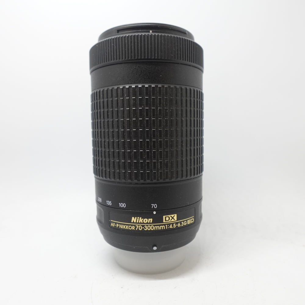 Used Nikon AF-P DX Nikkor 70-300mm f/4.5-6.3G ED Zoom Lens | Black | U9