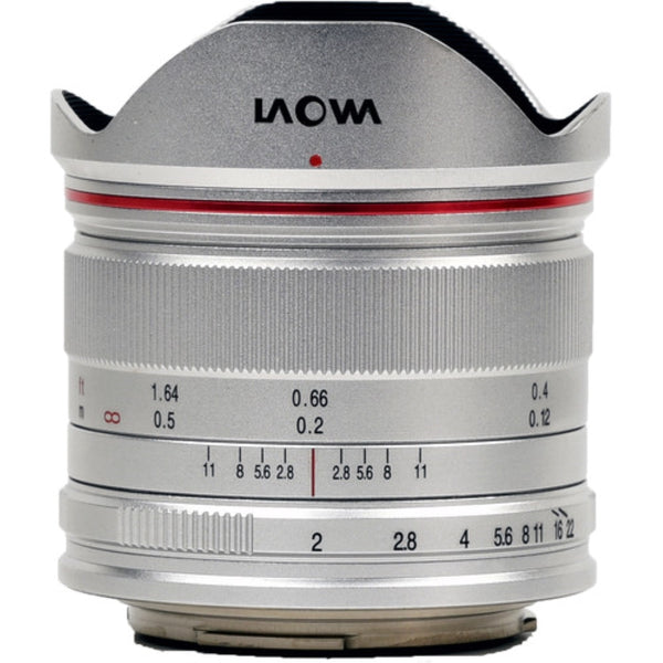 Laowa 7.5mm f/2 MFT Lens for Micro Four Thirds | Ultralight Version, Silver