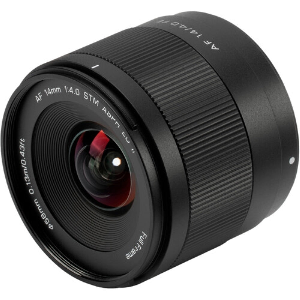 Viltrox AF 14mm f/4 Air FE Lens Compatible with Sony E Mount Bundle with UV Filter + Lens Cap Keeper + Cleaning Kit + Cleaning Cloth (5 Items)