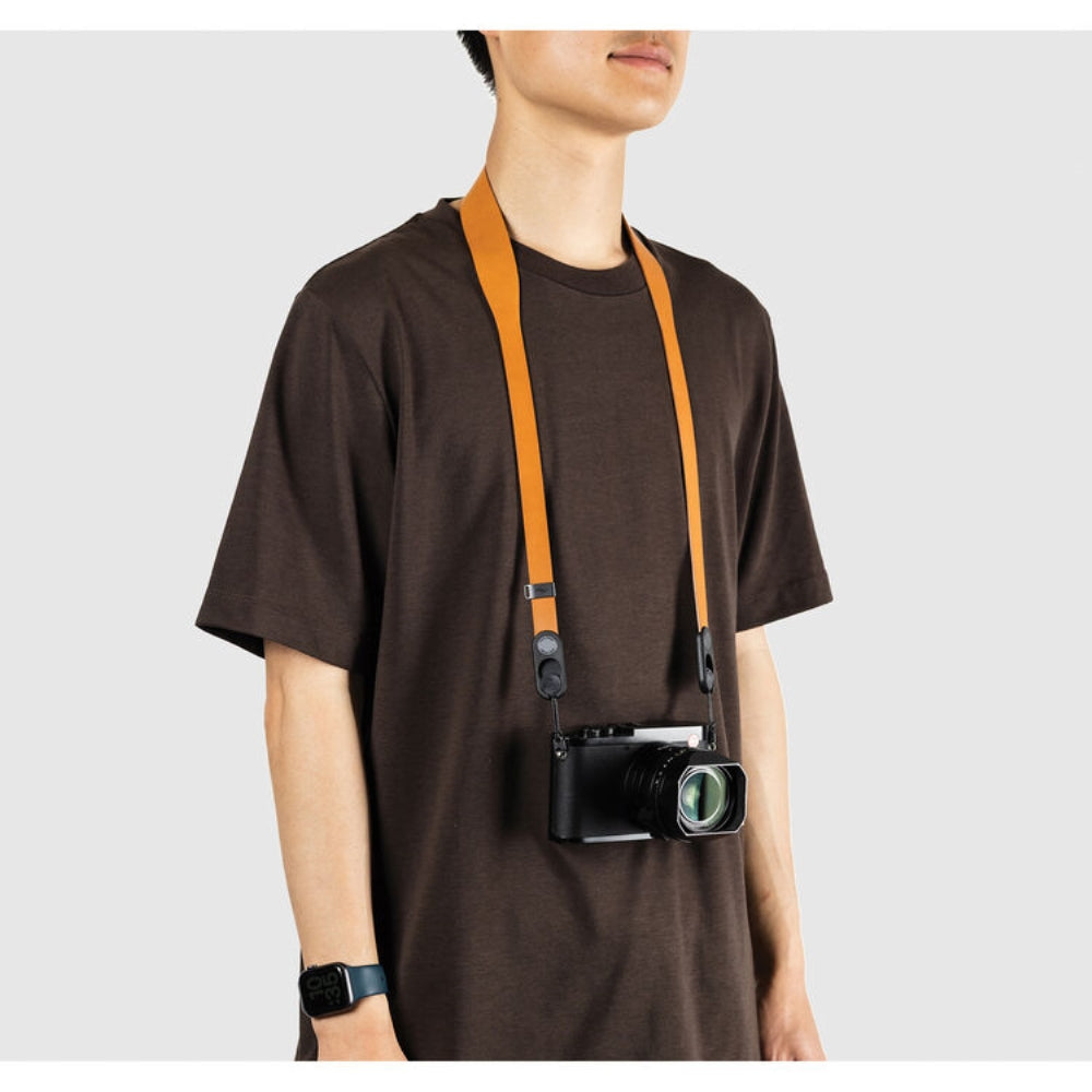 Peak Design Form Leather Camera Strap Short | Amber, 40.8"