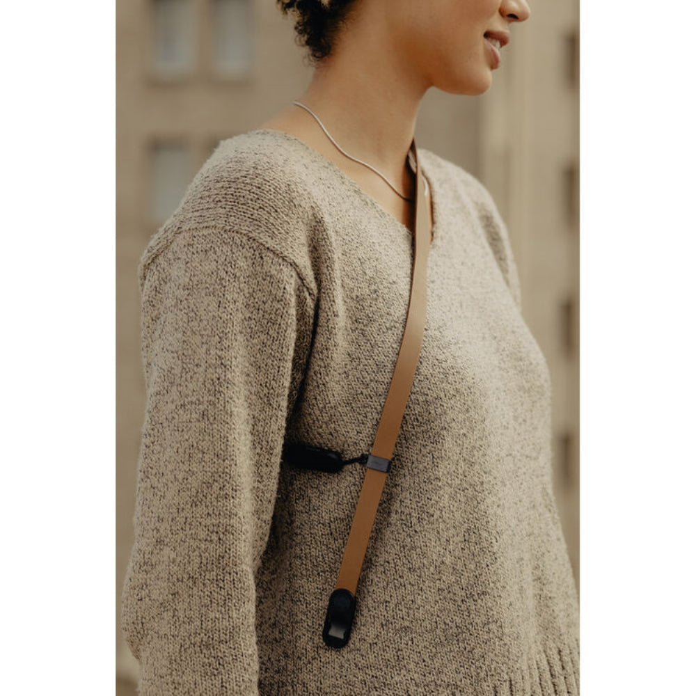 Peak Design Form Leather Camera Strap Standard | Tan, 46.7"