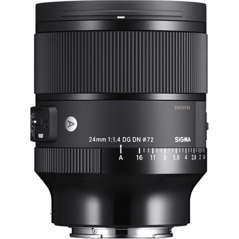 Sigma 24mm f/1.4 DG DN Art Lens Compatible with Sony E (Full Frame) Bundle with 72mm UV Filter + Lens Cap Keeper + Cleaning Kit + Microfiber Cleaning Cloth (5 Items)