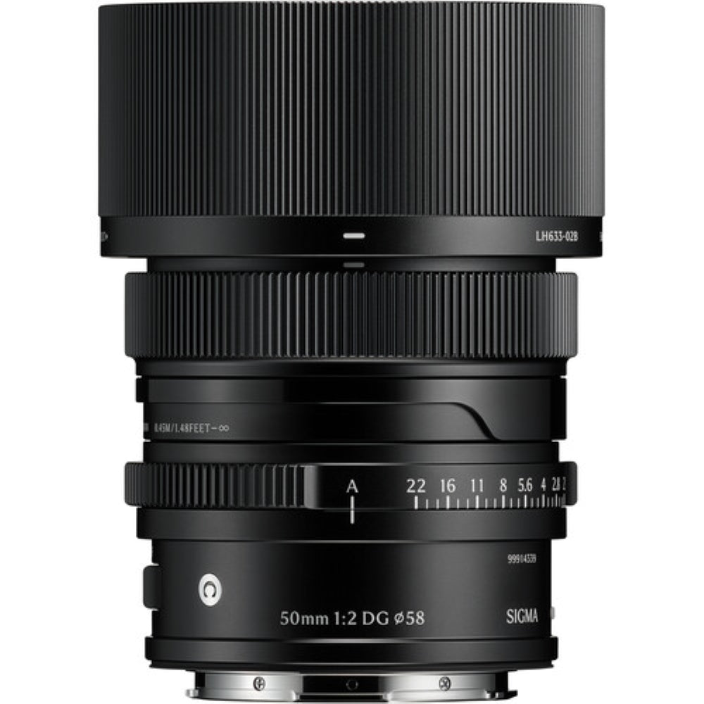 Sigma 50mm f/2 DG Contemporary Lens | L-Mount, Black