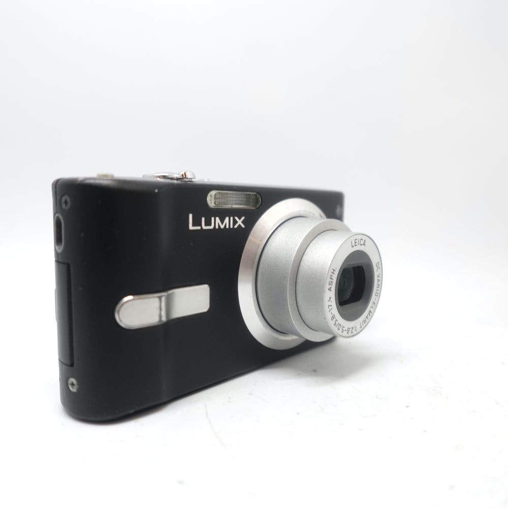 Used Panasonic Lumix DMC-FX12 Digital Point and Shoot Camera | Black | U8