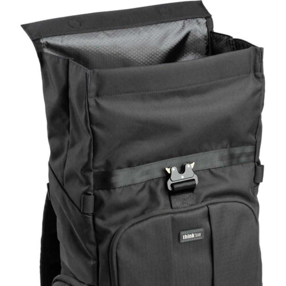 Think Tank Photo FocusPoint Rolltop Camera Backpack | Asphalt Black, 30 L