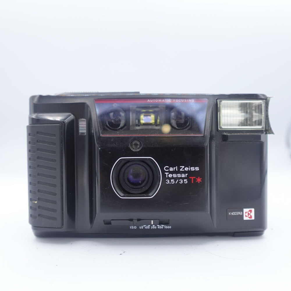 Used Yashica T AF 35mm Point and Shoot Camera | Black | U9