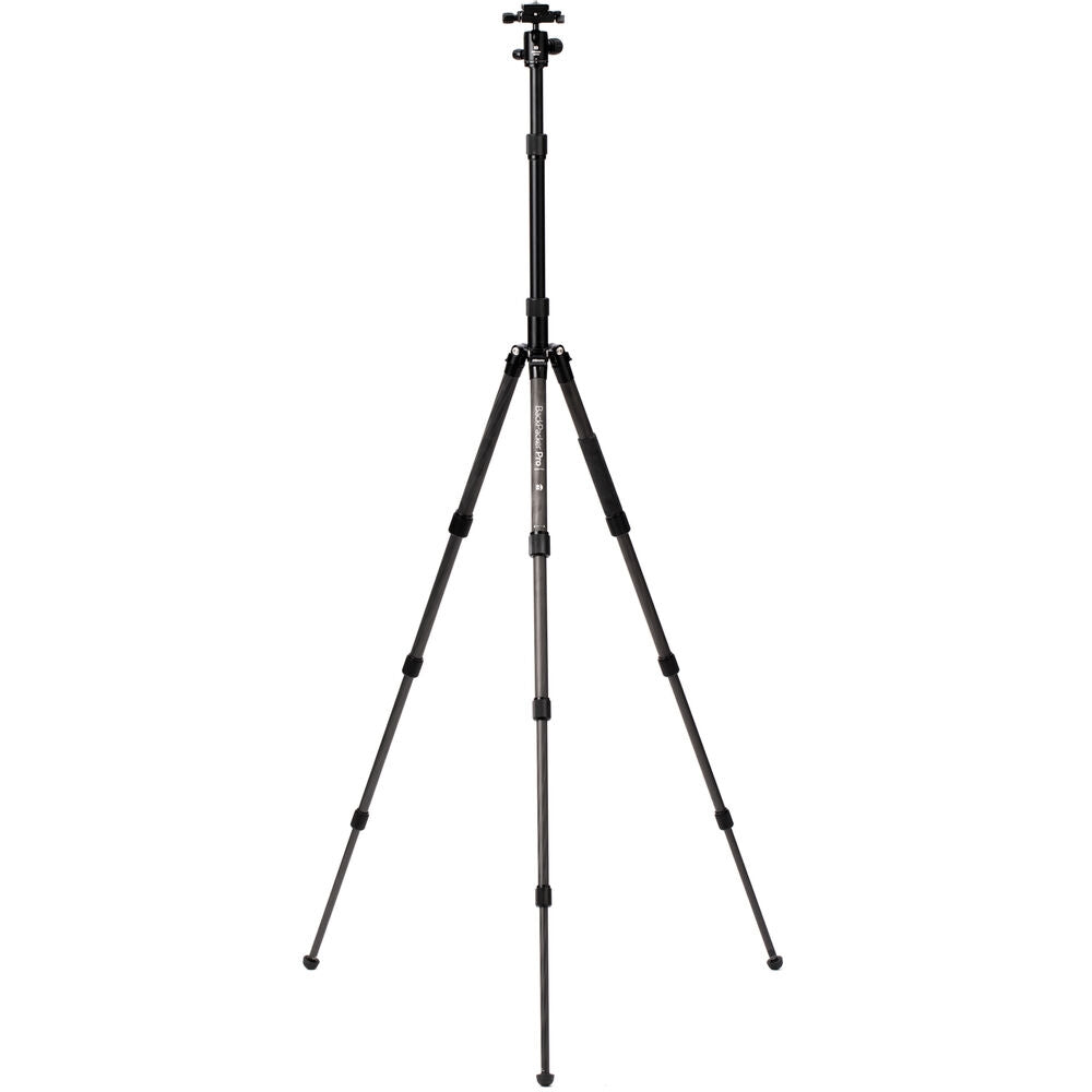 Benro MeFOTO BackPacker Pro 6-in-1 Carbon Fiber Travel Tripod with Photo Ball Head | Black