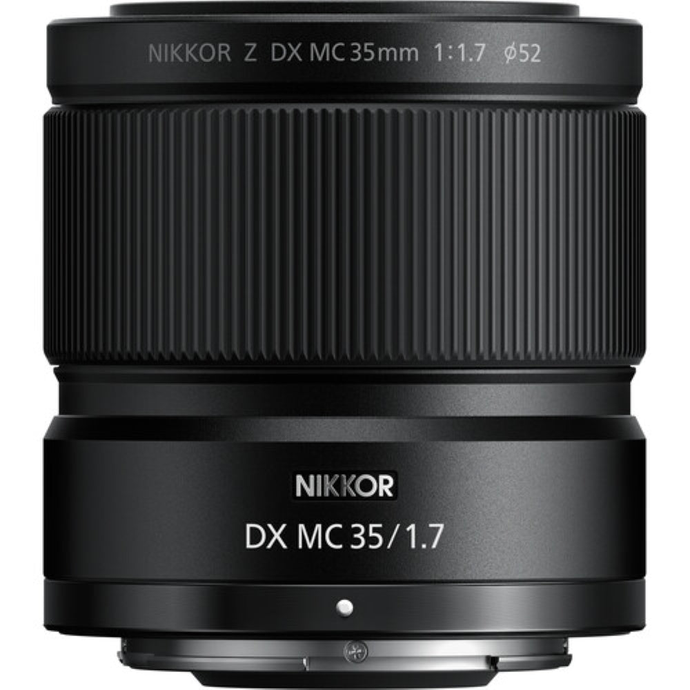 Nikon NIKKOR Z DX MC 35mm f/1.7 Lens Compatible with Nikon Z Mount Bundle with UV Filter + Lens Cap Keeper + Cleaning Kit + Cleaning Cloth (5 Items)