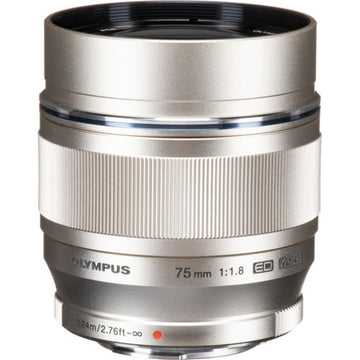 Olympus M.Zuiko Digital ED 75mm f/1.8 Lens | Silver