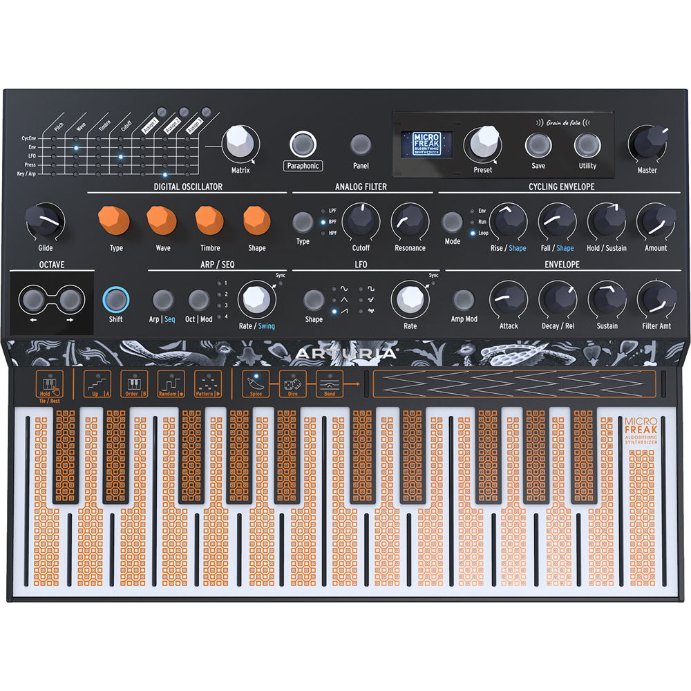 Arturia MicroFreak - Hybrid Analog/Digital Synthesizer with Advanced Digital Oscillators