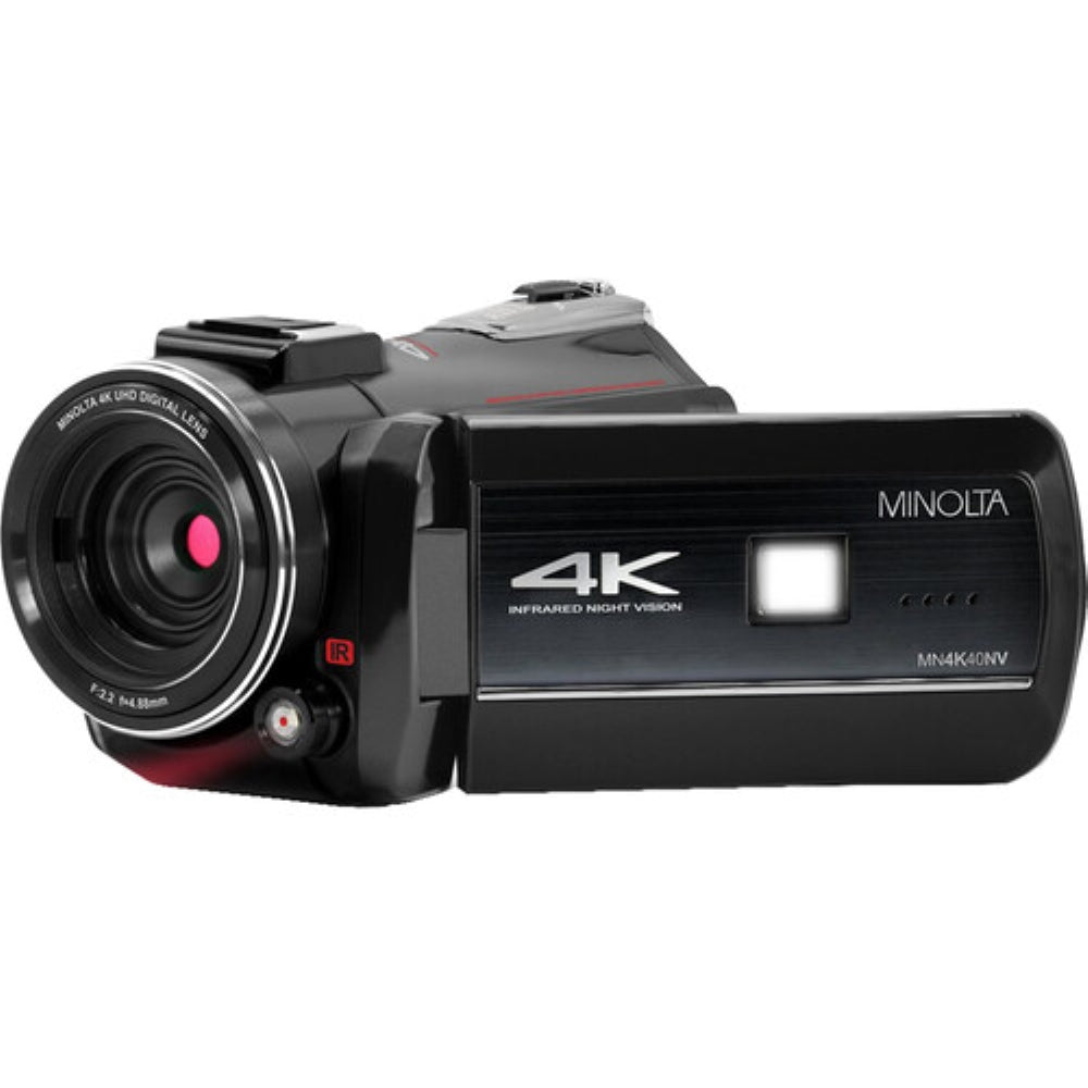 MINOLTA MN4K30NV 4K Ultra HD / 30 MP Night Vision Camcorder | Black