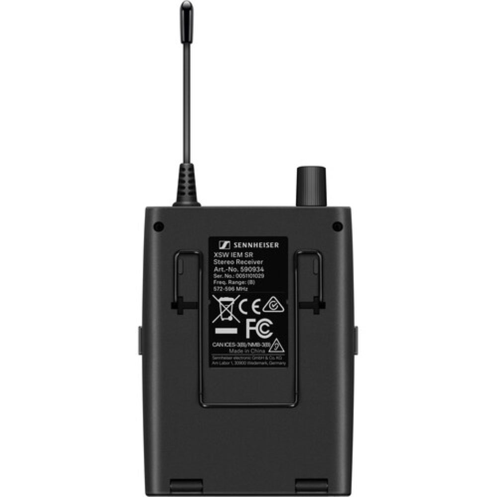 Sennheiser XSW IEM SET Stereo In-Ear Wireless Monitoring System | A: 476 to 500 MHz
