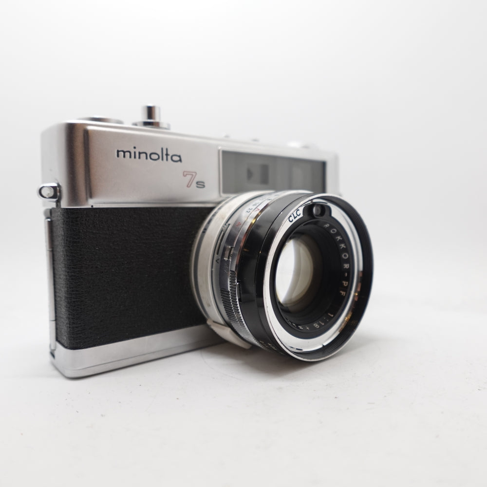 Used Minolta Hi-Matic 7s 35mm Rangefinder Camera | Chrome | U9
