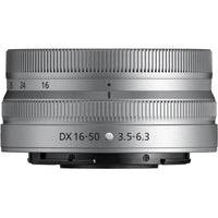 Nikon NIKKOR Z DX 16-50mm f/3.5-6.3 VR Lens | Silver