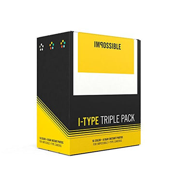 Impossible I-Type Triple Pack of Instant Film | White Frame