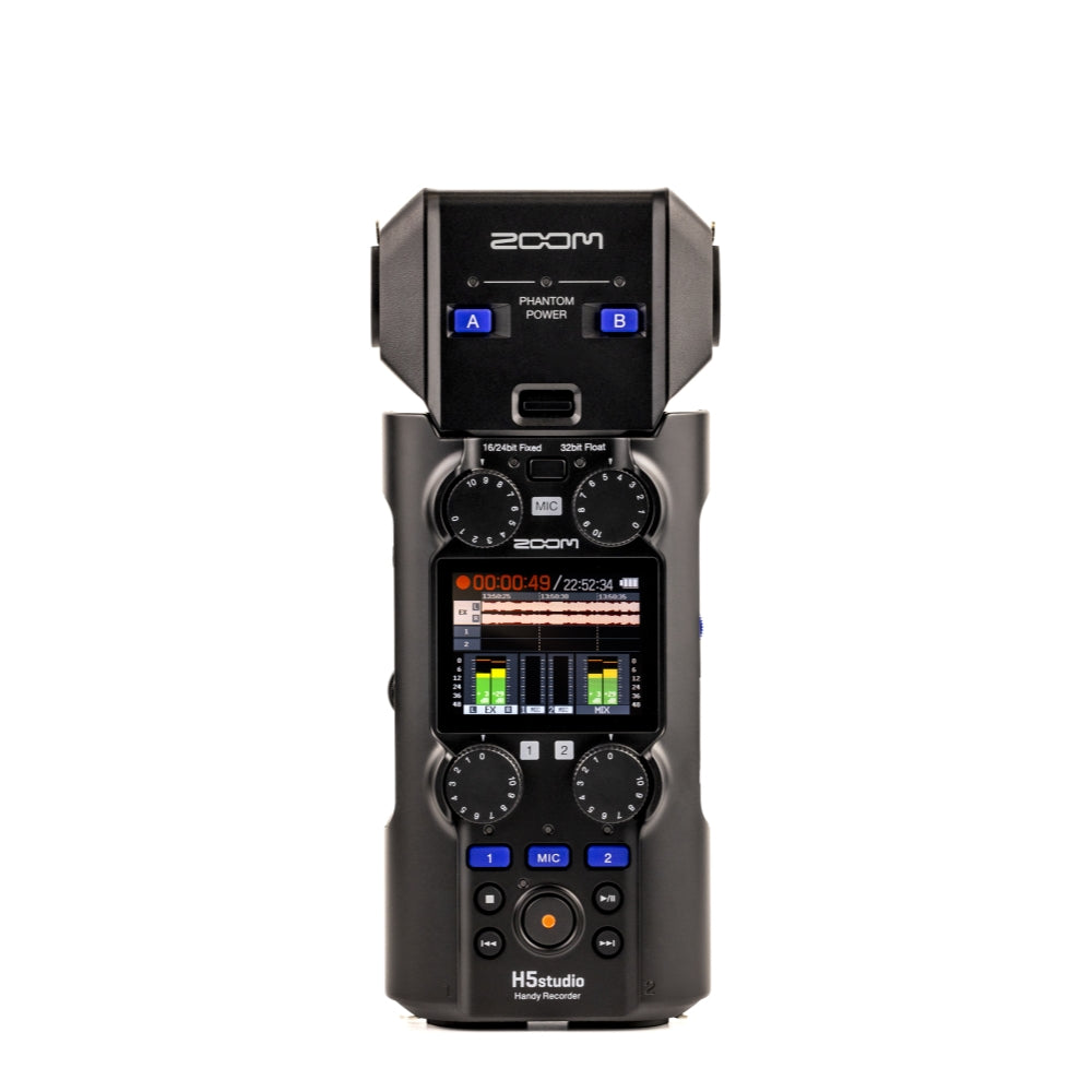 Zoom H5studio 4-Track Handy Recorder with 32-Bit Float Recording