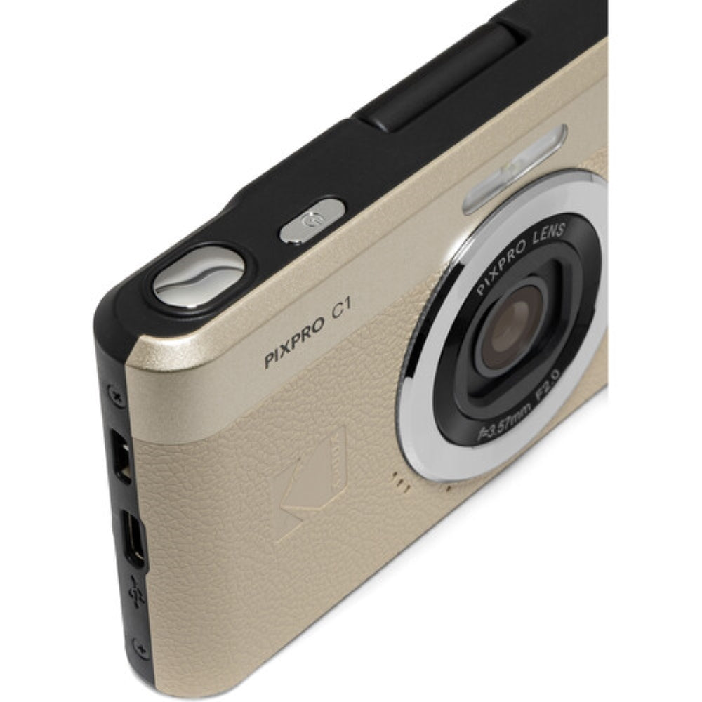 Kodak PIXPRO C1 Compact Digital Camera | Tan