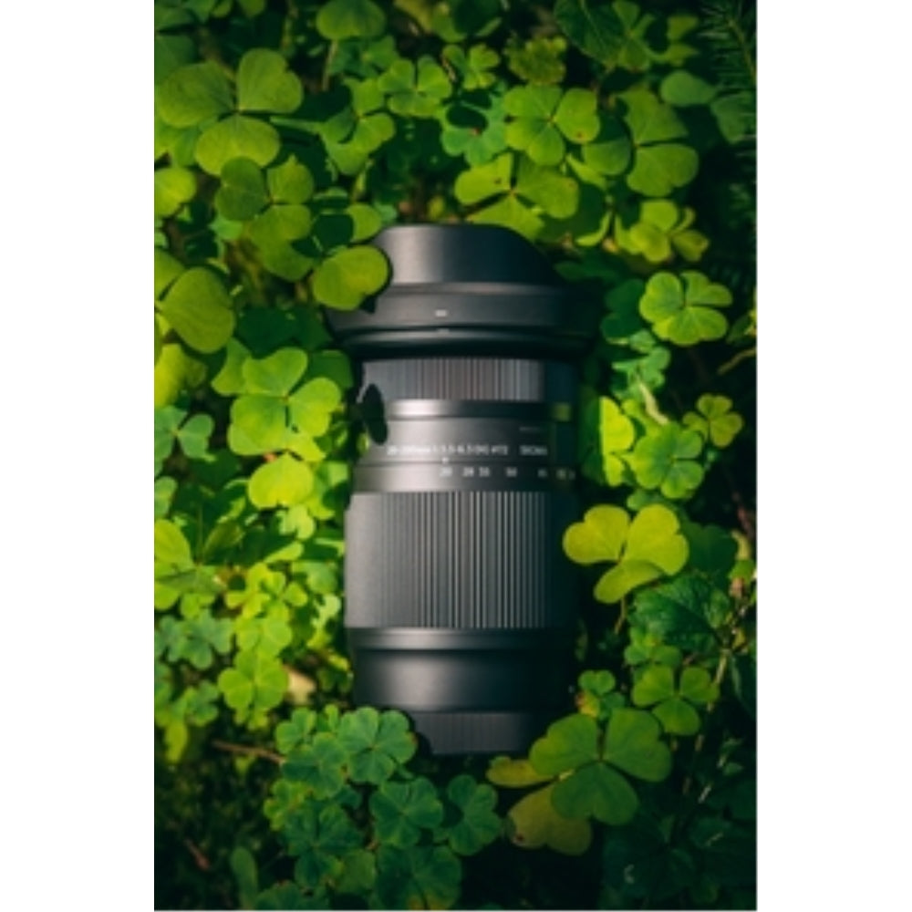 Sigma 20-200mm f/3.5-6.3 DG Contemporary Lens Compatible with Sony E Mount (Full Frame) Bundle with UV Filter + Lens Cap Keeper + Cleaning Kit + Cleaning Cloth (5 Items)