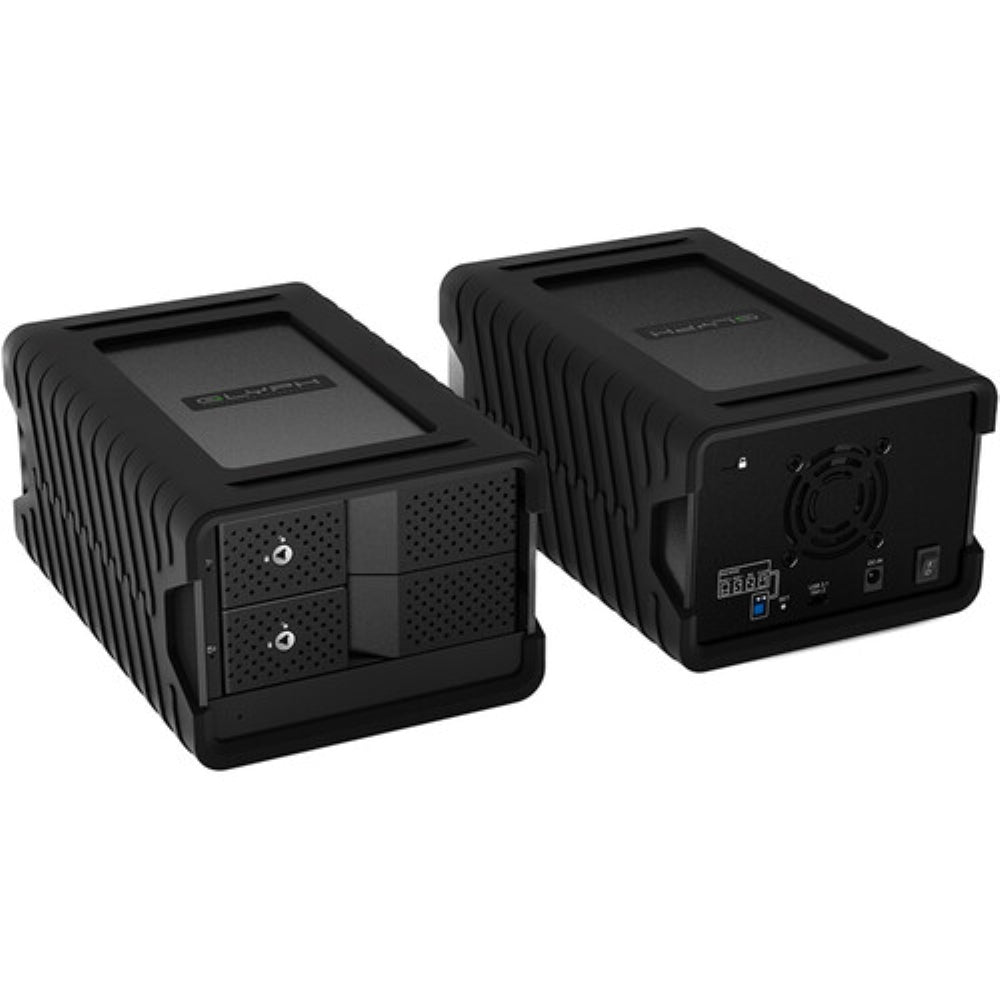 Glyph Technologies 16TB Blackbox PRO RAID 2-Bay RAID Array | 2 x 8TB, USB-C 3.2 Gen 2