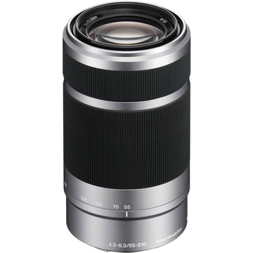Sony E 55-210mm f/4.5-6.3 OSS Lens | Silver