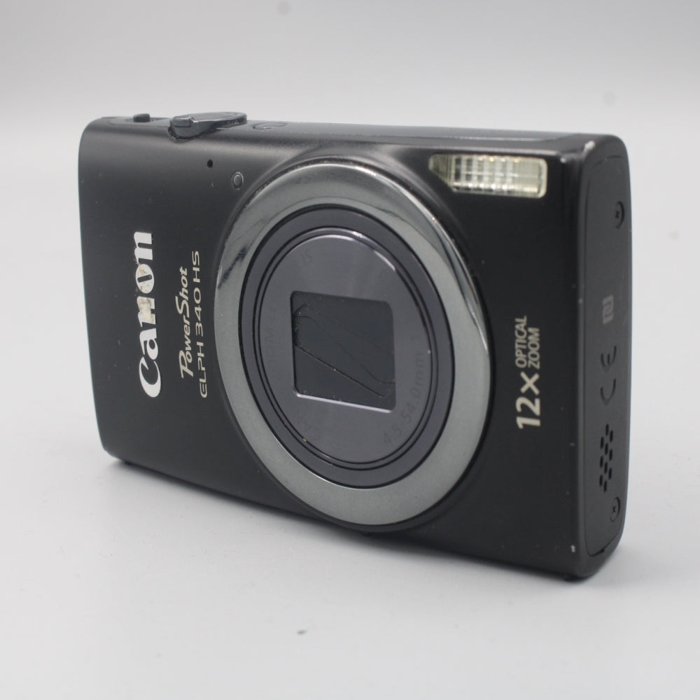 Used Canon Powershot Elph 340HS Digital Point and Shoot