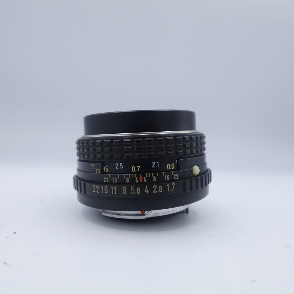Used Pentax-M SMC 50mm f/1.7 SLR Lens | Black | U9