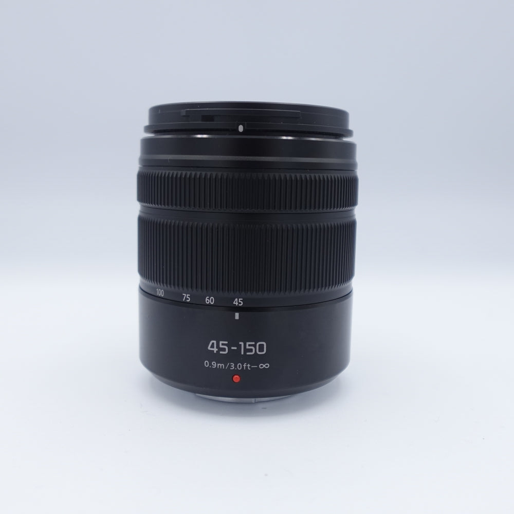 Used Panasonic Lumix MFT G Vario 45-150mm f/4-5.6 ASPH Mega OIS Mirrorless Lens | Black | U9