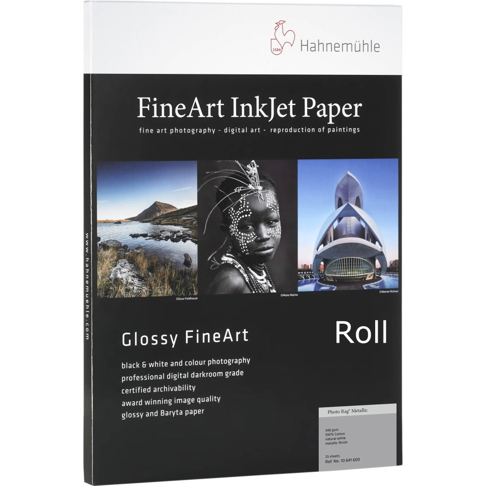 Hahnemuhle Photo Rag Metallic Paper | 44" x 39' Roll
