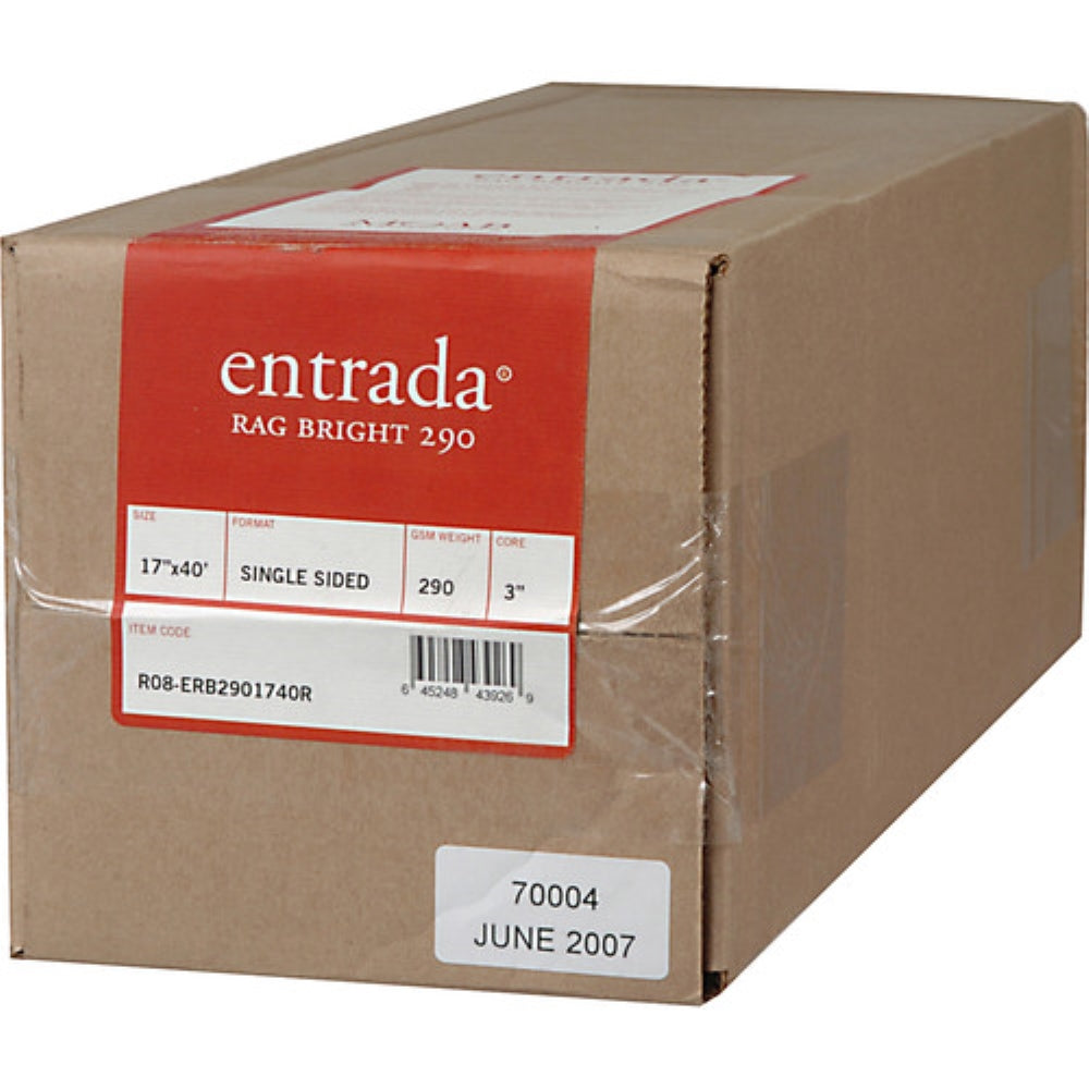 Moab Entrada Rag Bright 290 Archival Inkjet Paper | 17" x 40' Roll