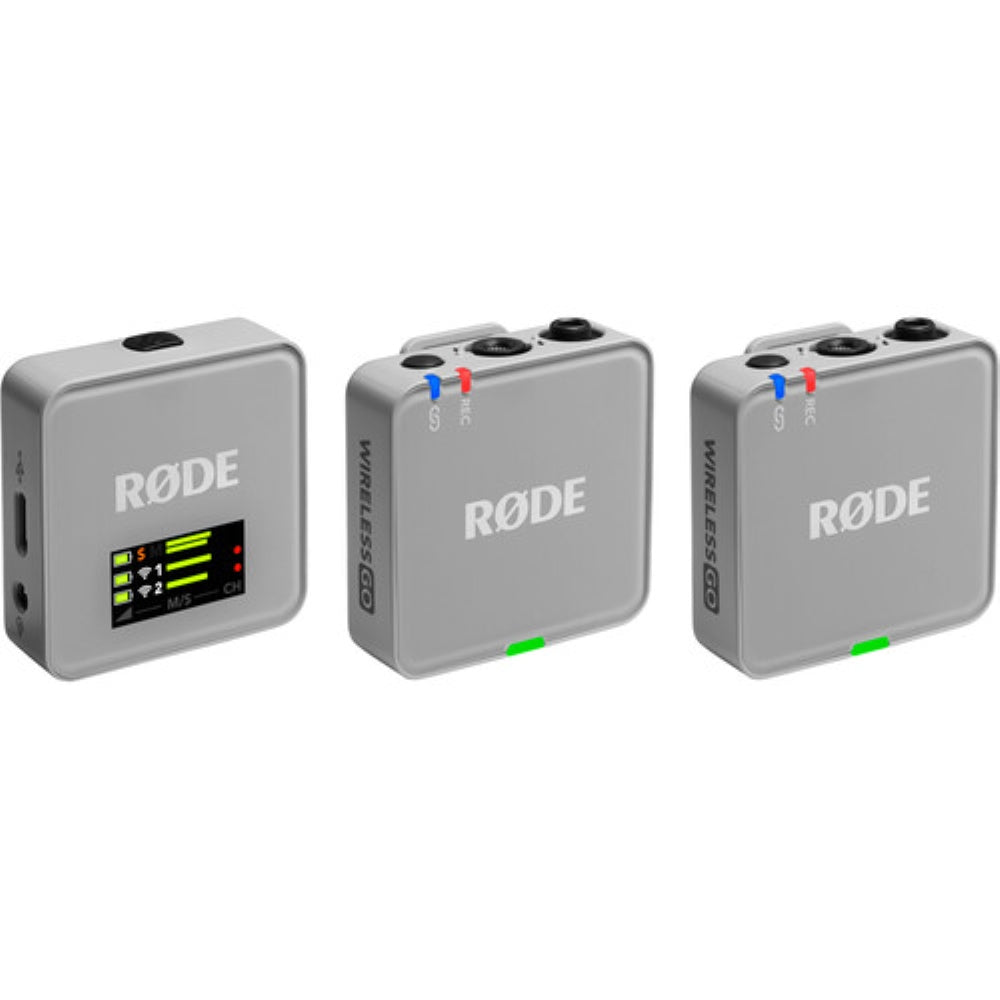 RODE Wireless GO (Gen 3) 2-Person Compact Digital Wireless Microphone System/Recorder | 2.4 GHz, Stone