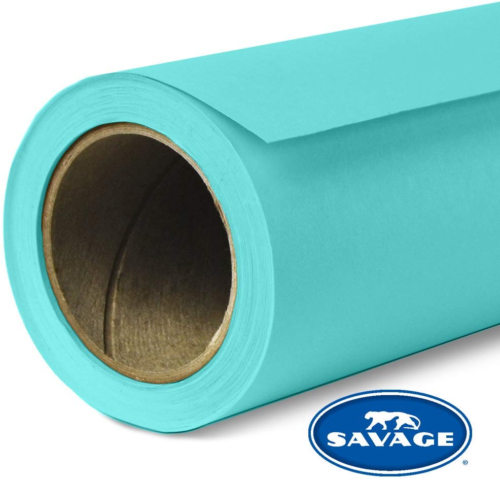 Savage Widetone Seamless Background Paper | 53" x 18', #47 Baby Blue