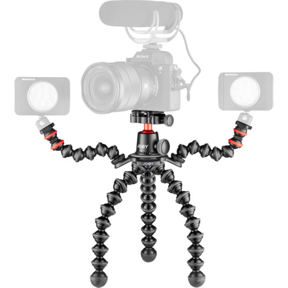 Joby GorillaPod 3K PRO Rig | Black/Charcoal/Red