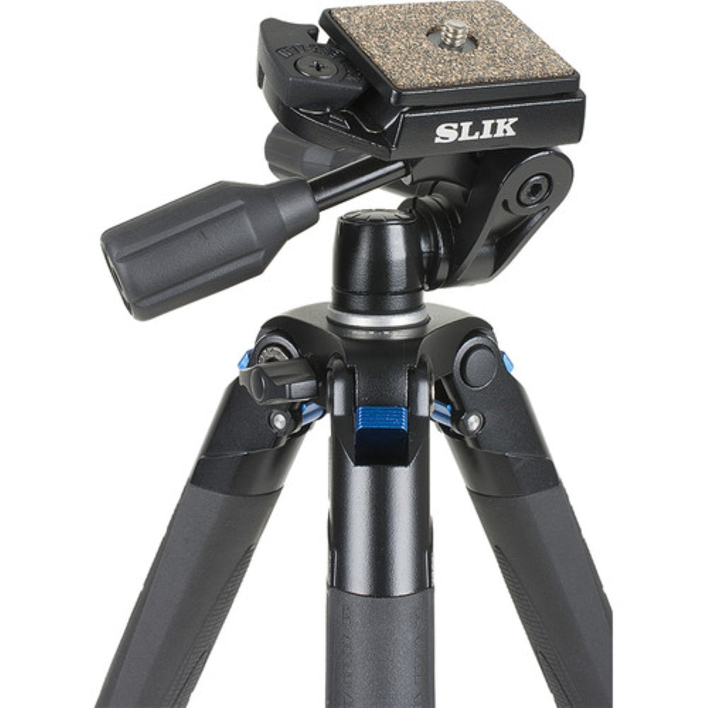 Slik Sprint Pro III Tripod with SH-704E 3-Way Pan Head | Matte Black
