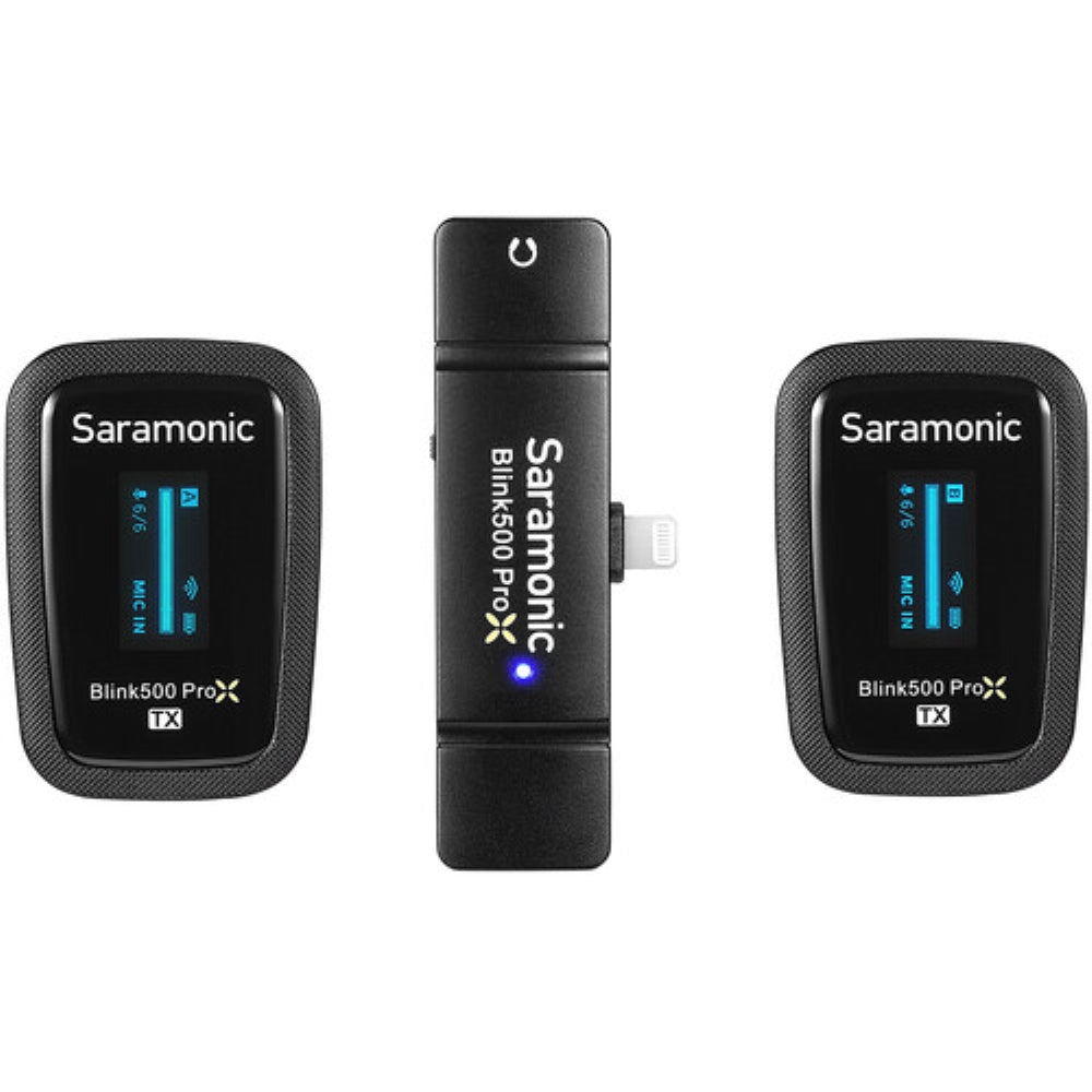 Saramonic Blink 500 ProX B4 2-Person Digital Wireless Omni Lavalier Mic System for iOS Devices | 2.4 GHz