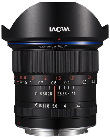 Laowa 12mm f/2.8 Zero-D Lens for Canon EF | Black