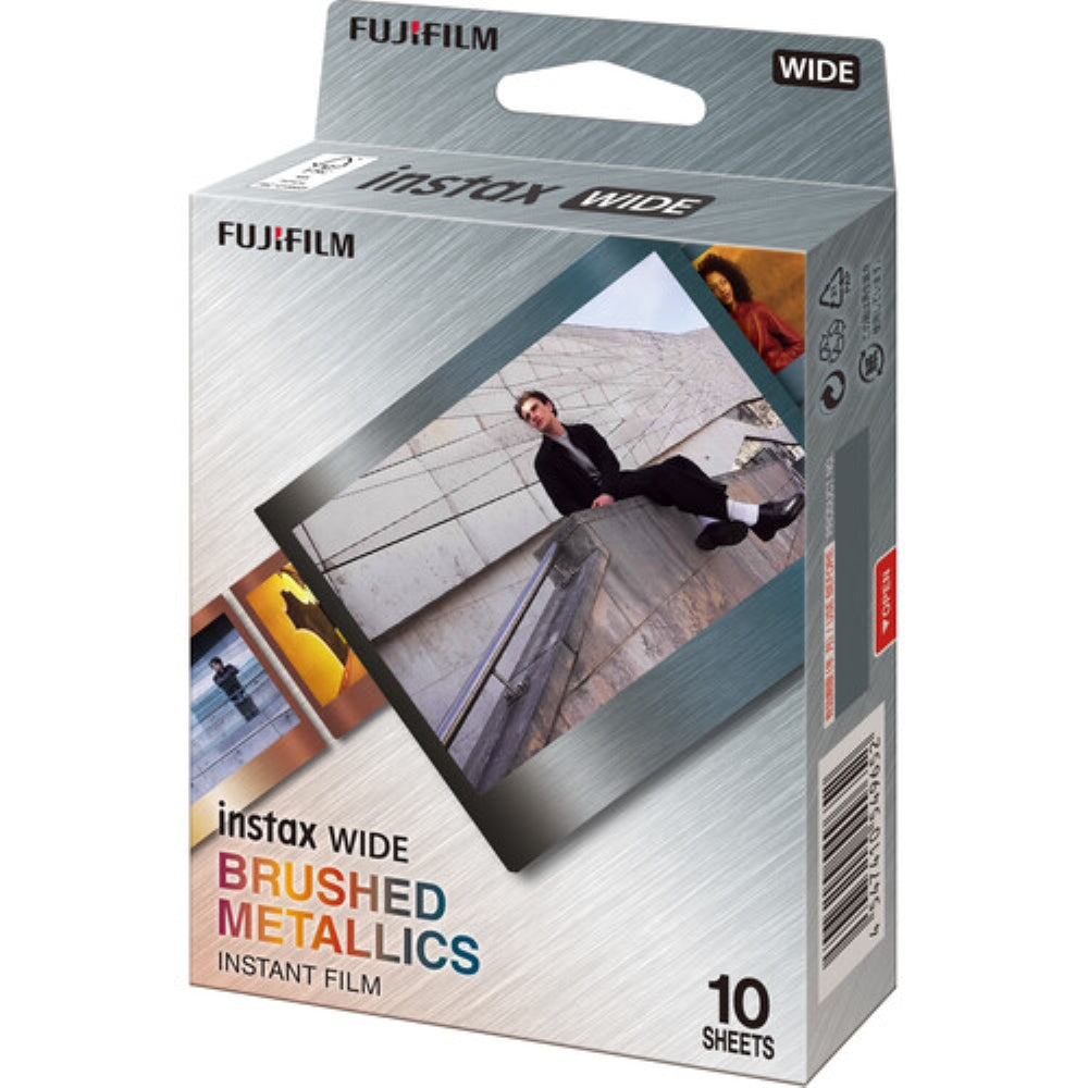 FUJIFILM INSTAX WIDE Brushed Metallics Instant Film | 10 Exposures
