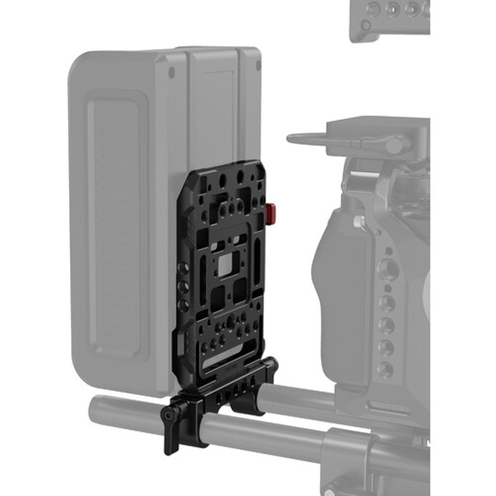 SmallRig V-Lock Battery Plate with 15mm LWS Rod Clamp