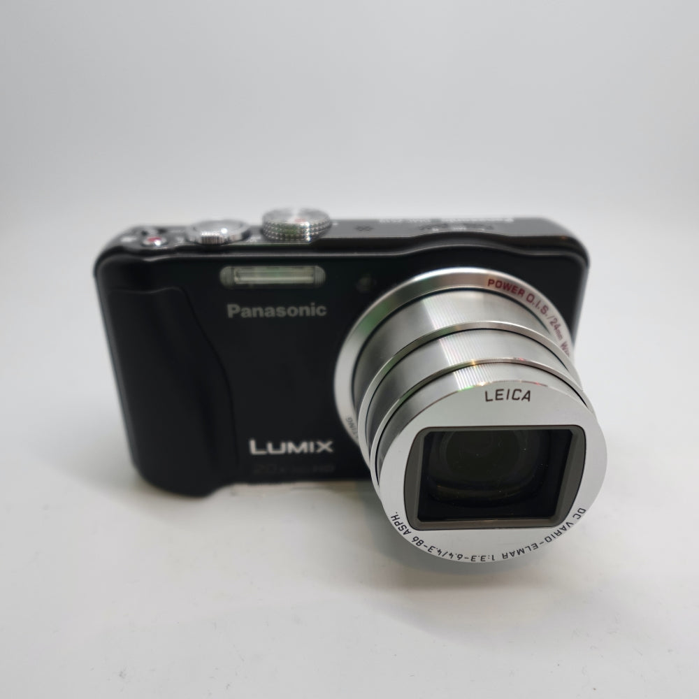 Used Panasonic Lumix DMC-ZS19 Digital Point and Shoot Camera | Black | U8+