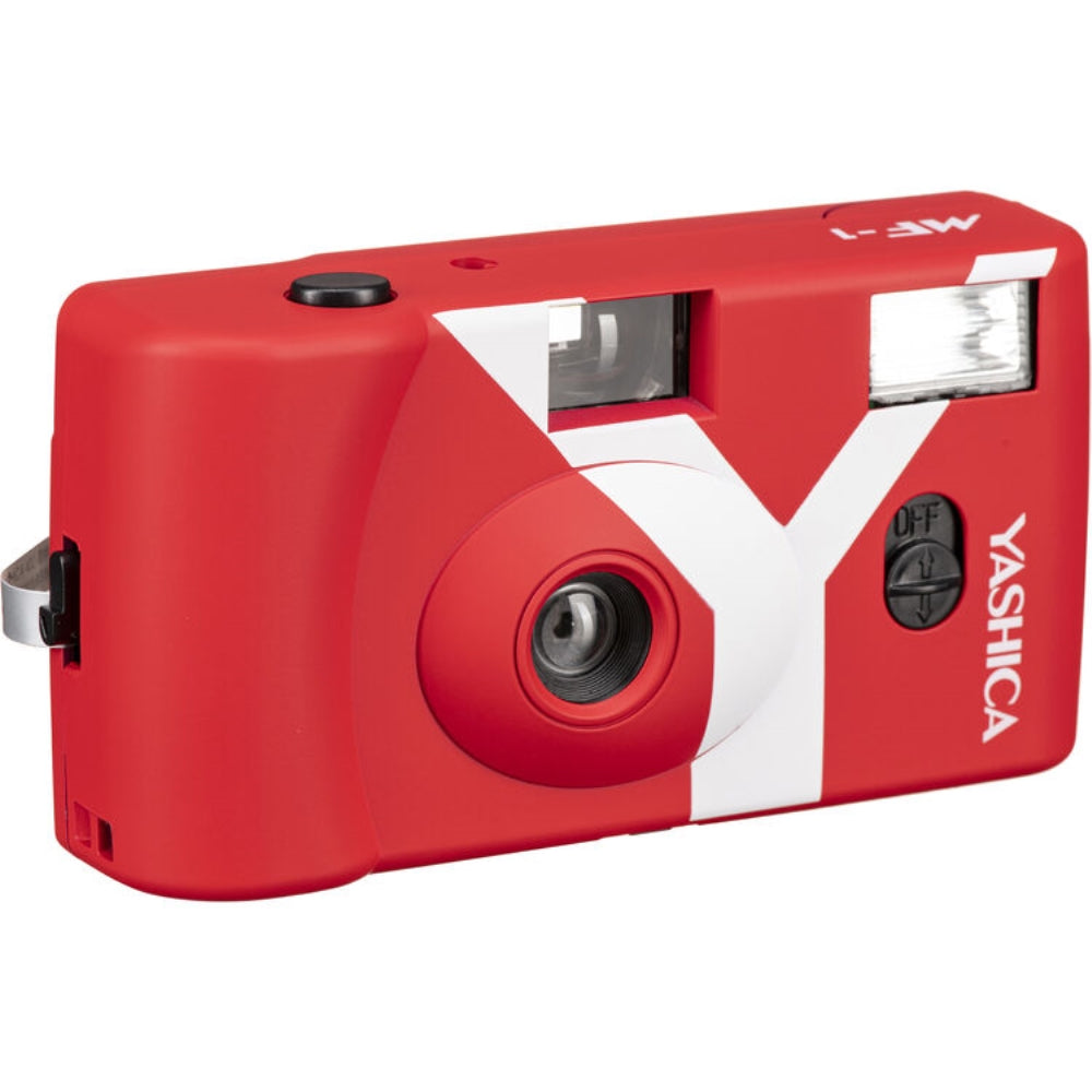 Yashica MF-1 Snapshot 35mm Film Camera | Red