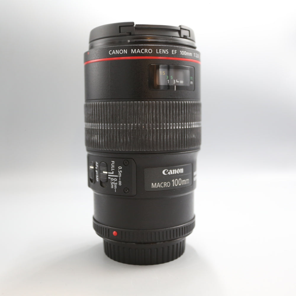Canon EF 100mm f2.8 L IS Macro USM Lens | Black