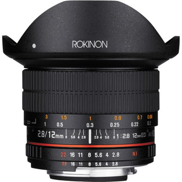 Rokinon 12mm f/2.8 ED AS IF NCS UMC Fisheye Lens for Canon EF Mount