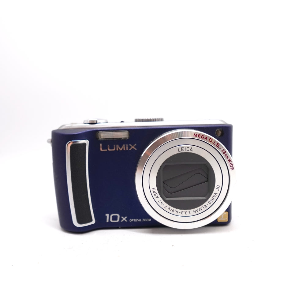 Used Panasonic Lumix DMC-TZ5 Digital Point and Shoot Camera Blue U9